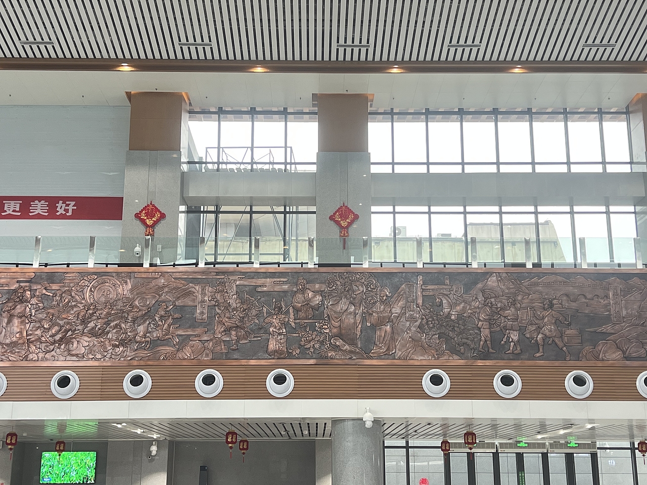 火车站大厅地方文化浮雕设计公司
