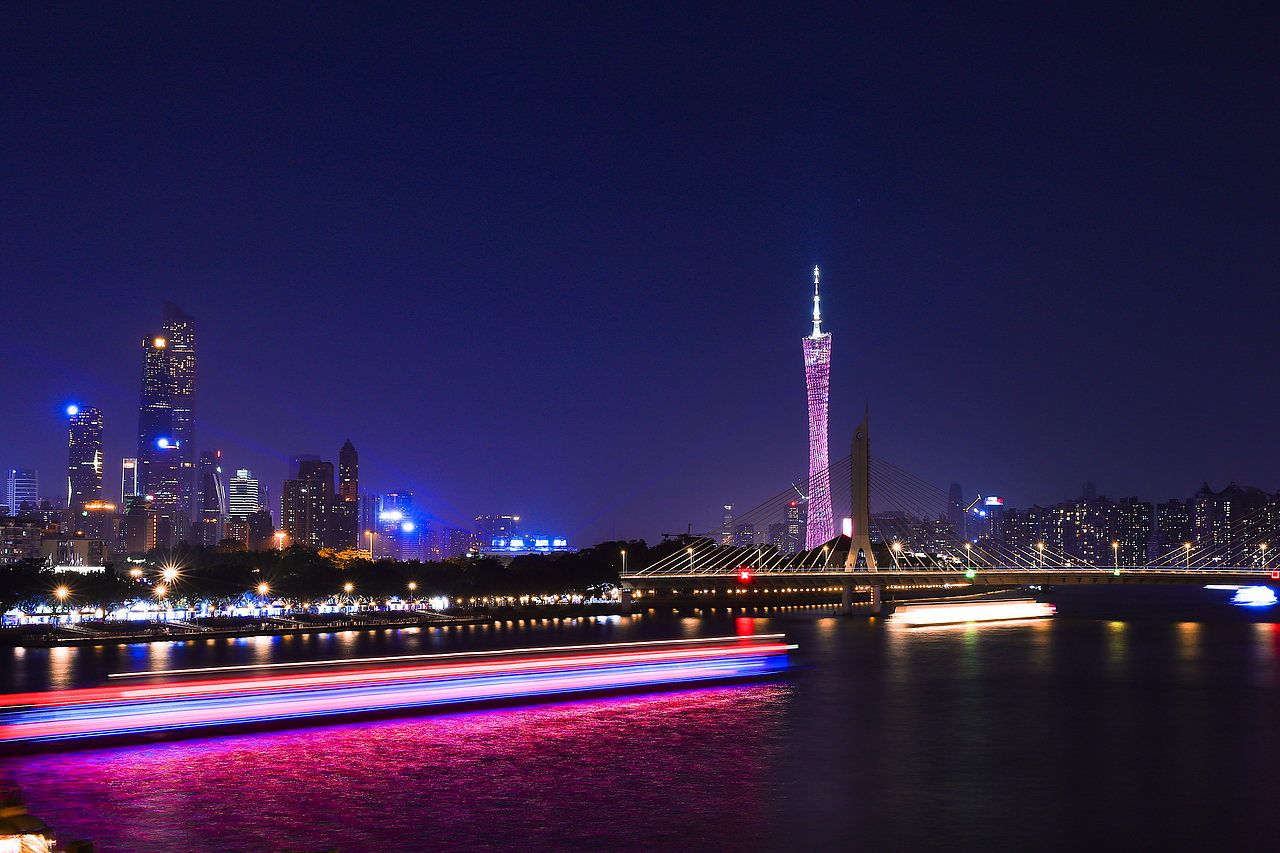 广州夜景,黄龙溪