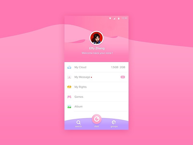 APP页面（图ZODE1NDMwOTY=） - APP界面 - 站酷设计师刘文君原创素材 - 站酷ZCOOL