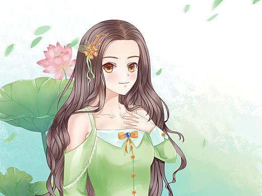 荷花（個(gè)人主頁-ZMzcyOTU4NDQ=） - 創(chuàng)作習(xí)作 - 站酷設(shè)計(jì)師九嬰嚶嚶嚶嚶嚶原創(chuàng)素材 - 站酷ZCOOL