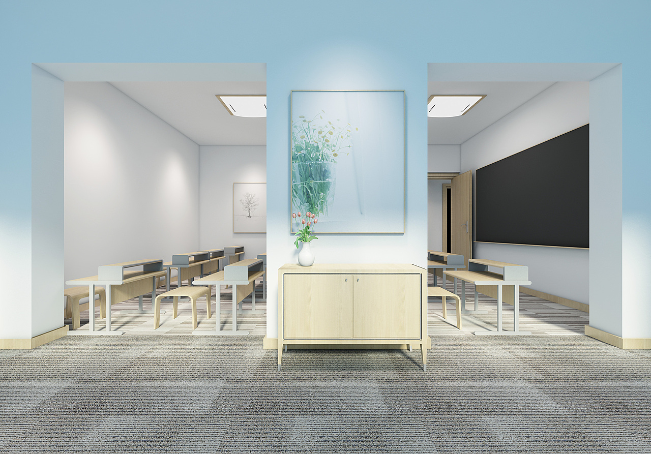 易学教育培训机构室内空间设计