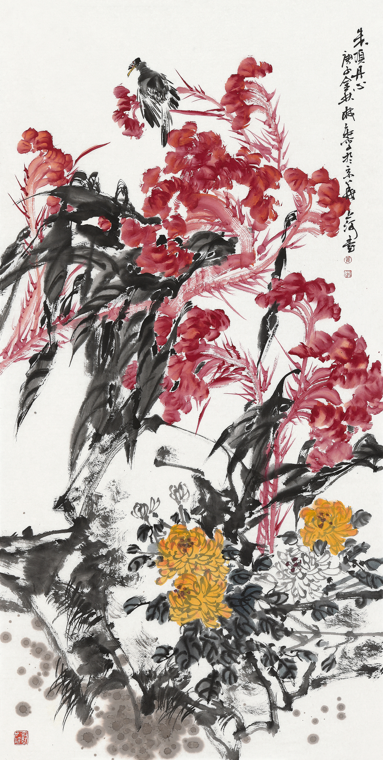 中国美术家协会会员崔树轩花鸟画作品欣赏（图ZMjU4NjEwMjQ4） - 绘画 - 站酷设计师书画经纪人原创素材 - 站酷ZCOOL