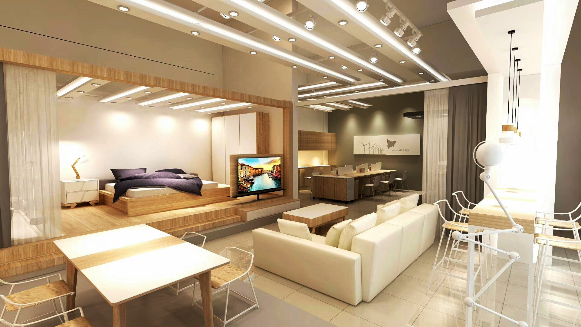 智慧科技酒店设计|空间|室内设计|环亚空间设计 - 原创作品 - 站酷 (ZCOOL)