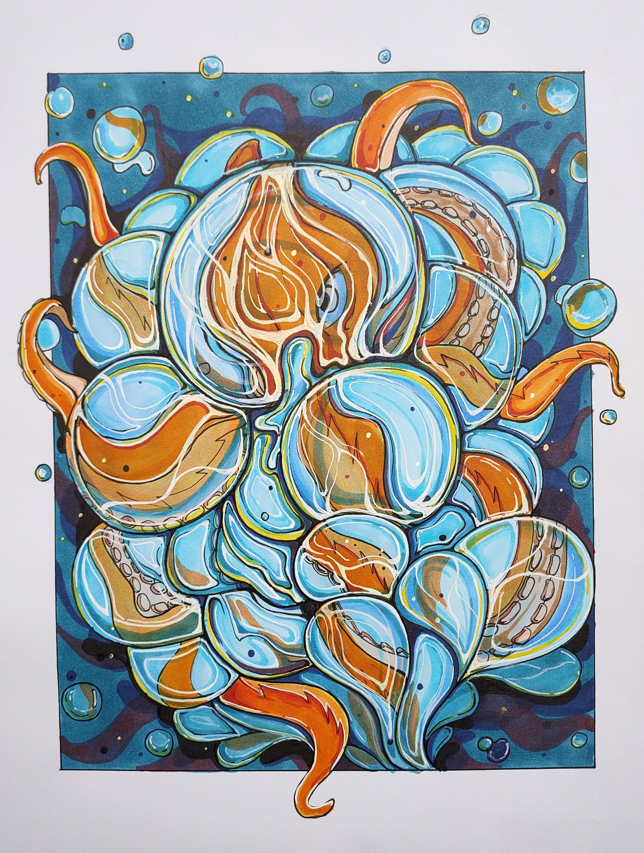 考研视觉传达设计/马克笔原创手绘