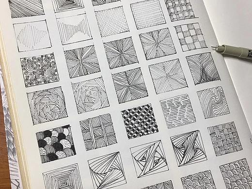 针管笔系列临摹-控笔-20210205