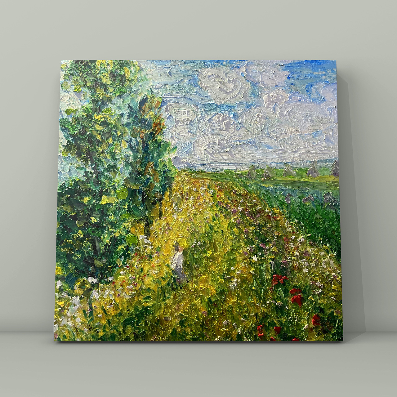 临摹 莫奈 油画棒（图ZMTk1Nzg3NTEy） - 创作习作 - 站酷设计师蚊小盛原创素材 - 站酷ZCOOL