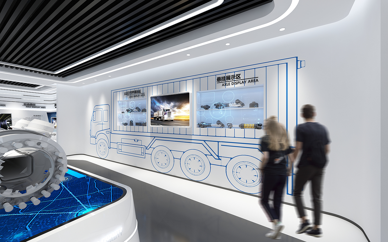 企业展厅（图ZMjQ0MjE5NDc2） - 展陈设计 - 站酷设计师本润全案设计机构原创素材 - 站酷ZCOOL