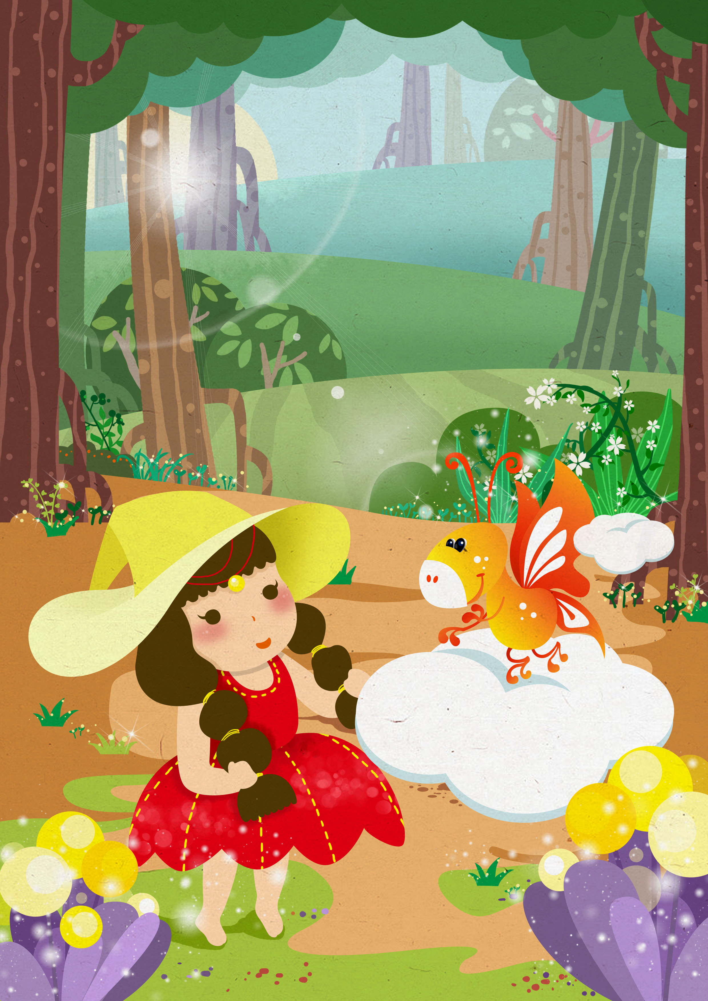 森林奇遇|插画|儿童插画|伊子木木000 - 原创作品 - 站酷 (zcool)