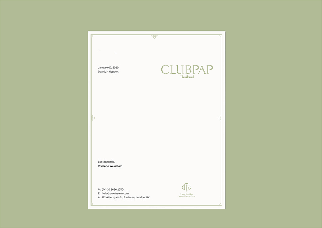 CLUBPAP x 时与间丨 正统泰式SPA x 设计师麻雀室（图ZMjc5ODk4Nzc2） - Logo - 站酷设计师时与间品牌设计原创素材 - 站酷ZCOOL