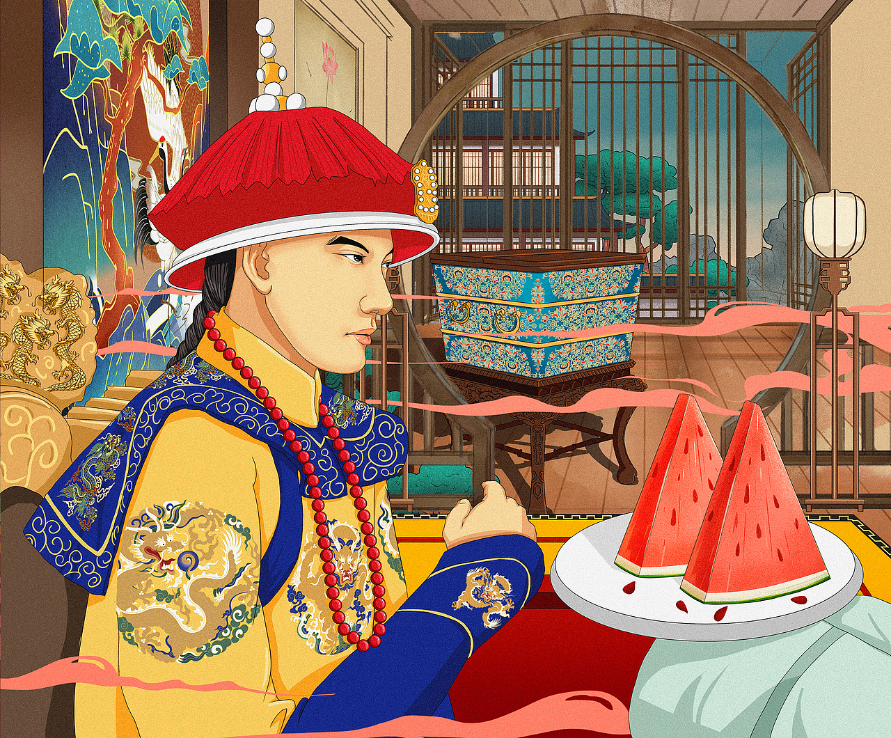 系列皇宫插画创作（图ZMjM5Nzk3MTA0） - 商业插画 - 站酷设计师仟景_Design原创素材 - 站酷ZCOOL