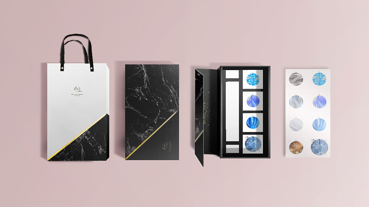 月饼包装-大理石