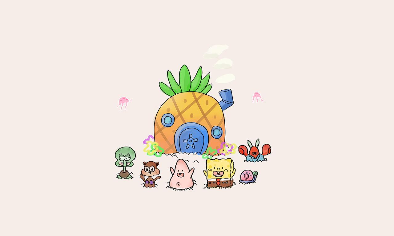 q版海绵宝宝与派大星