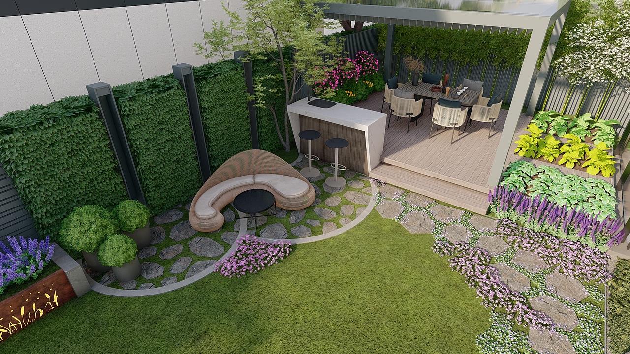 某商业空间花园、露台设计