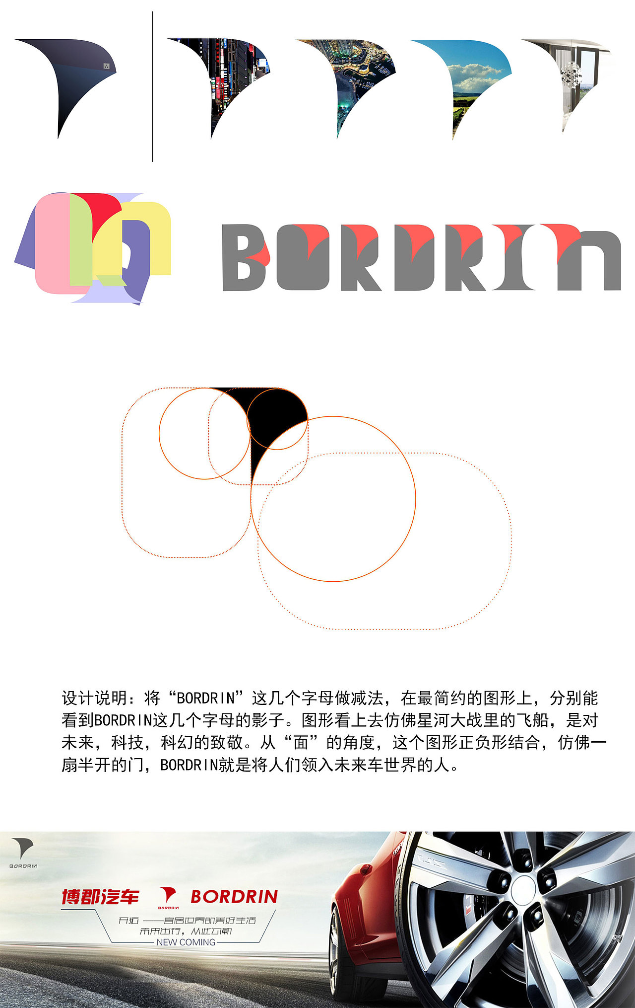 BORDRIN博郡汽车logo设计
