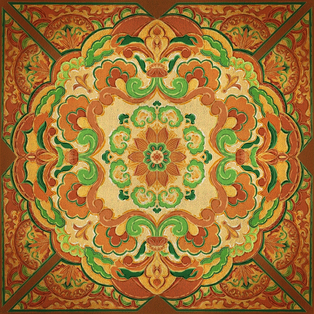 复古国风装饰图案花纹