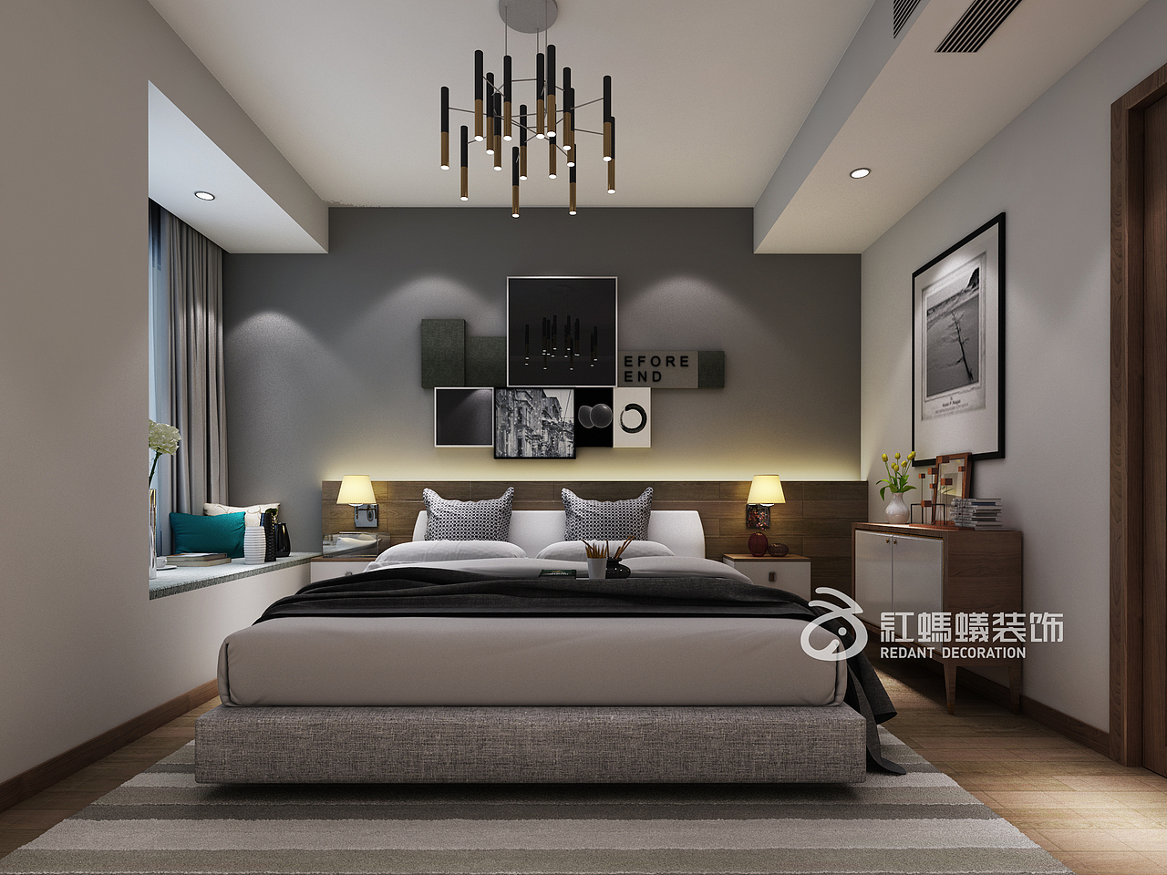 红蚂蚁装饰：北欧风格装修案例，清新舒适得不要太过分（图ZMTI0MDA4ODI0） - 家装设计 - 站酷设计师江苏红蚂蚁装饰原创素材 - 站酷ZCOOL