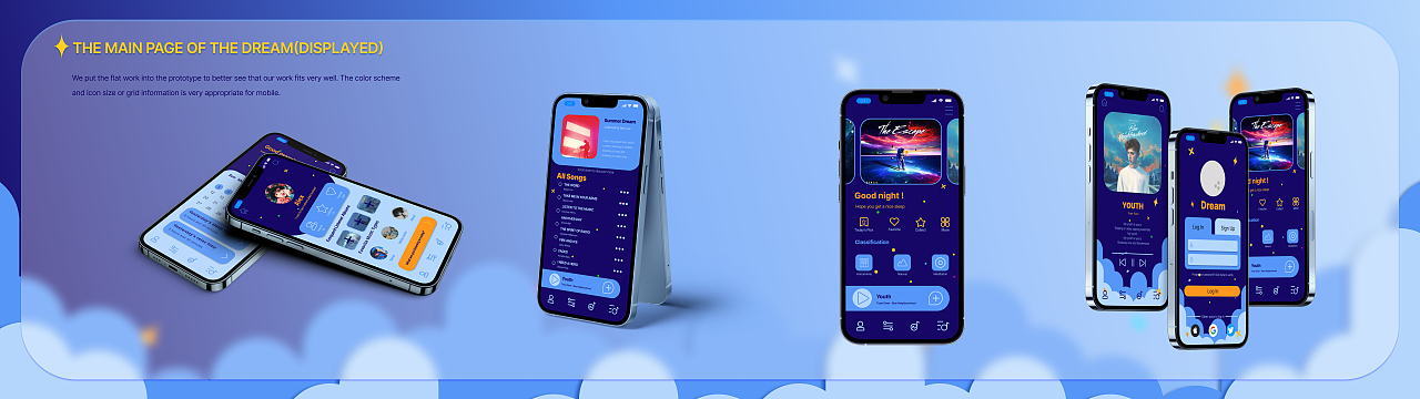 UI设计（DREAM APP）| 一款助眠app界面设计（图ZMjk3MjU0MDQ4） - 交互/UE - 站酷设计师Changlli原创素材 - 站酷ZCOOL