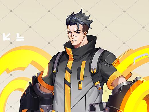 机能风拳师设计立绘