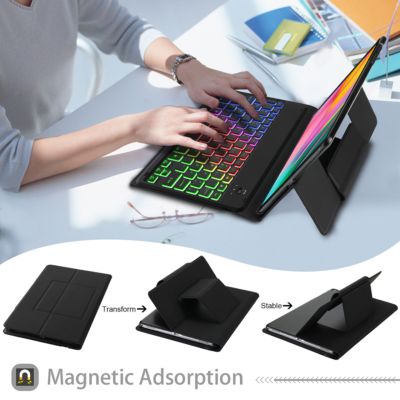 三星TAB S5e一体式背光键盘