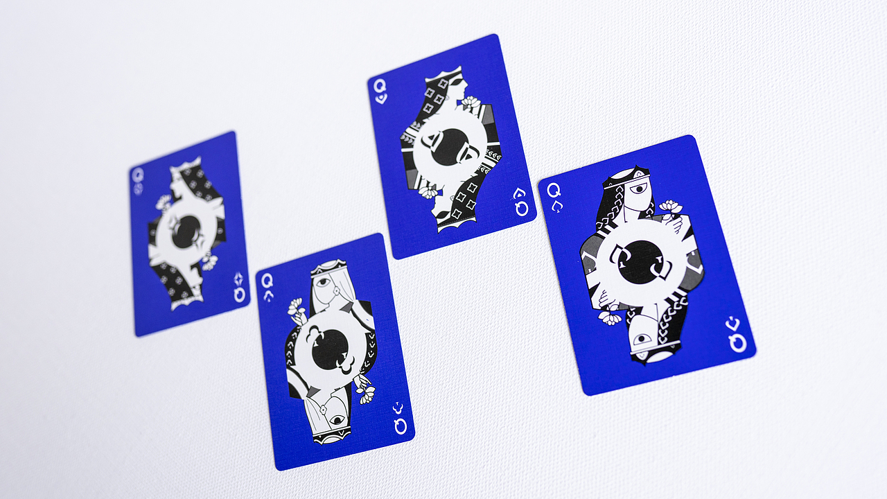 “静物”系列 花切扑克纸牌 峦级 蒙德里安 克莱因蓝