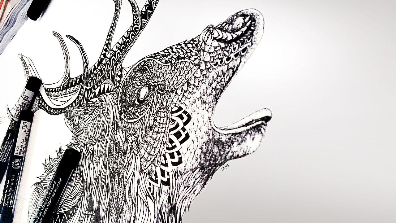 丛林系列-麋鹿(Jungle Series-Elk)