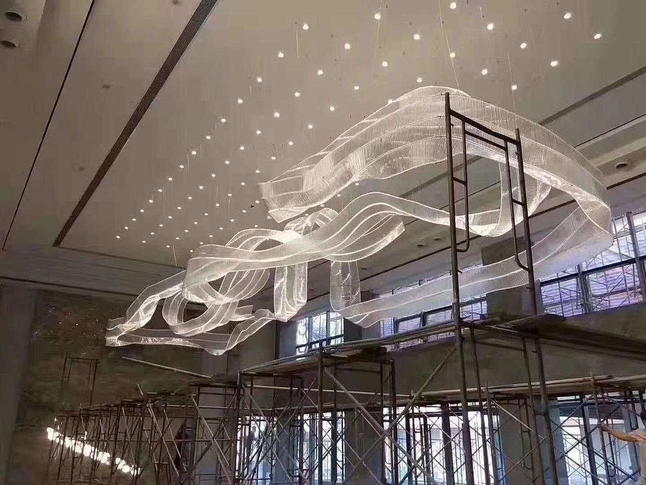 酒店大堂大盘灯设计制作