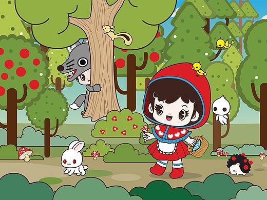 小红帽（个人主页-ZNDQ2OTk0NDA=） - 创作习作 - 站酷设计师涵宇Louis原创素材 - 站酷ZCOOL