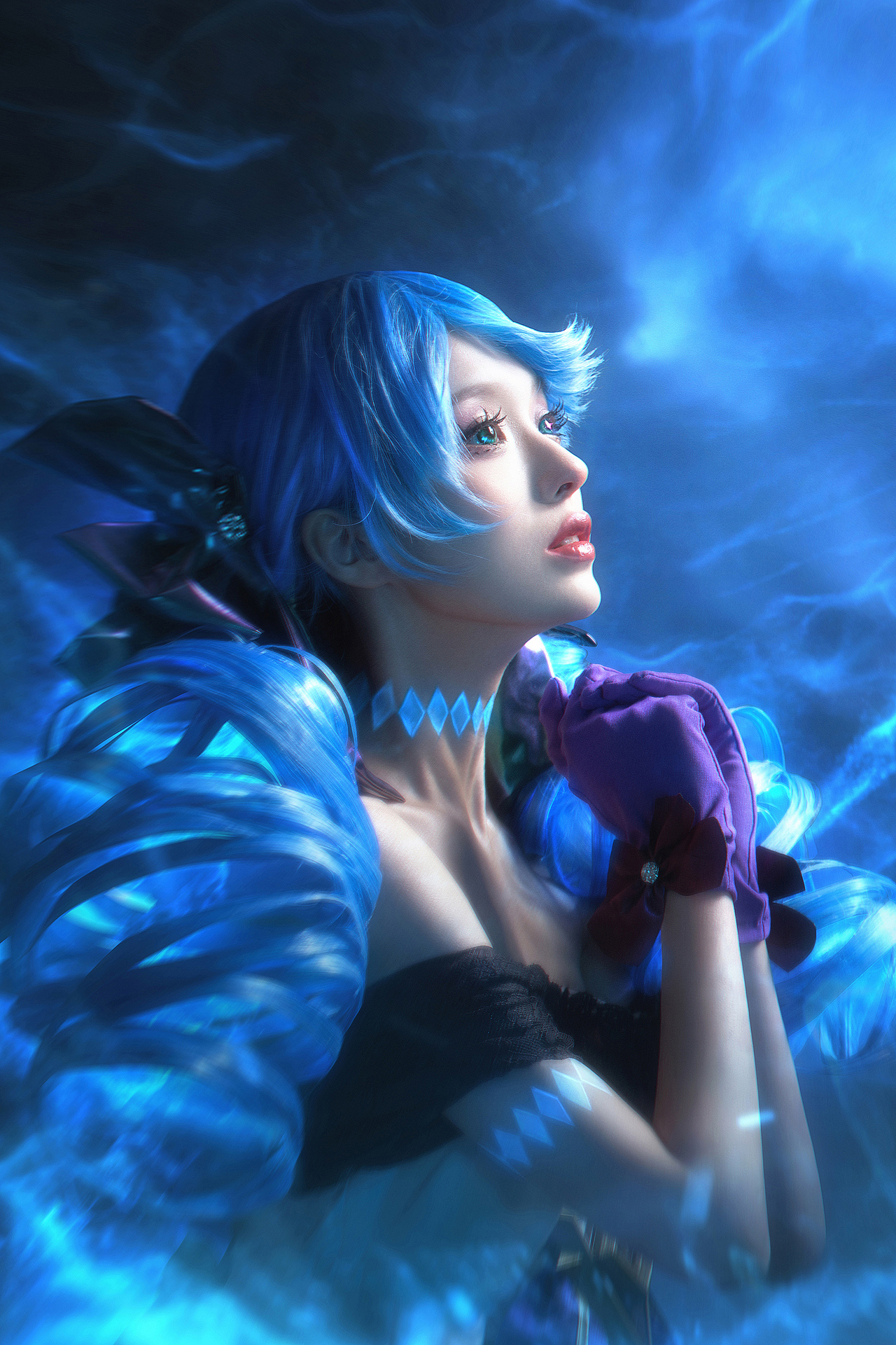 英雄联盟 灵罗娃娃·格温 cosplay拍摄合成后期
