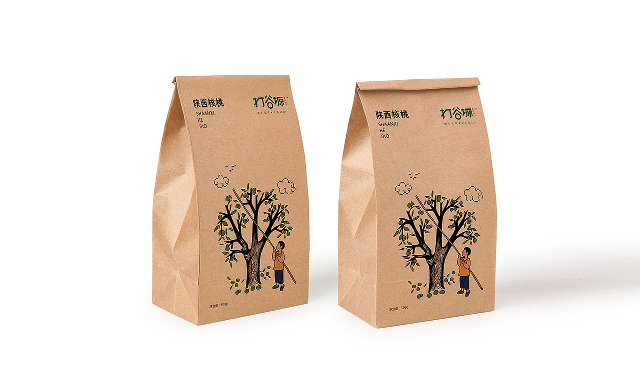 打谷塬——农产品,杂粮品牌及包装设计(图ZNDMzMDQ2NTI=) - 包装 - 站酷设计师排沙原创素材 - 站酷ZCOOL