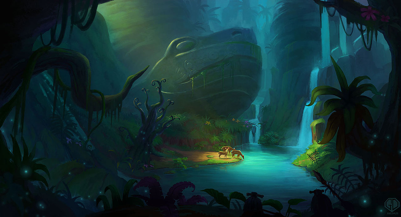 作品集（图ZMTEwMTQxNTYw） - 游戏原画 - 站酷设计师斗牛撞树原创素材 - 站酷ZCOOL