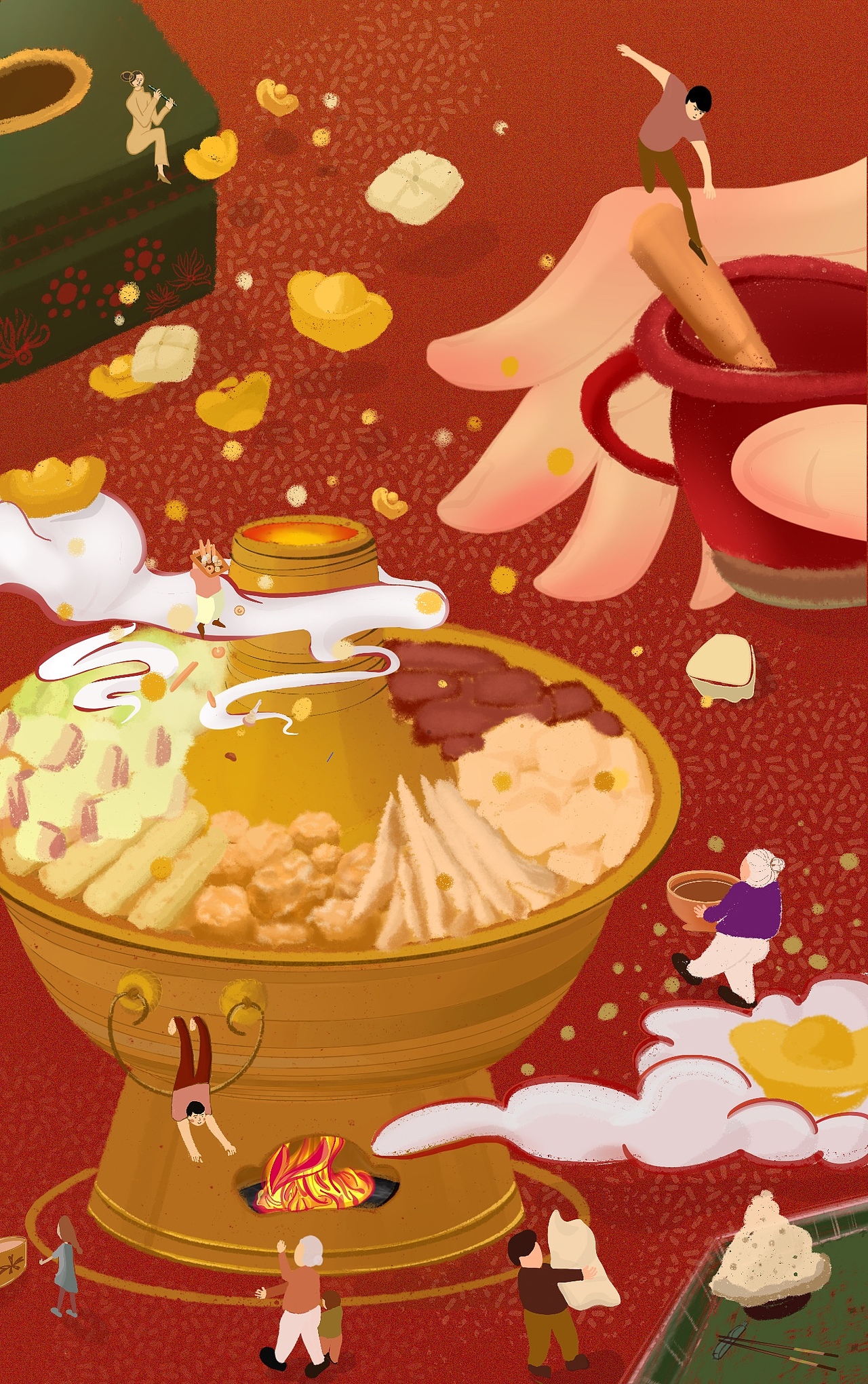 面塑绘源|插画|商业插画|松风稻骨_原创作品-站酷zcool