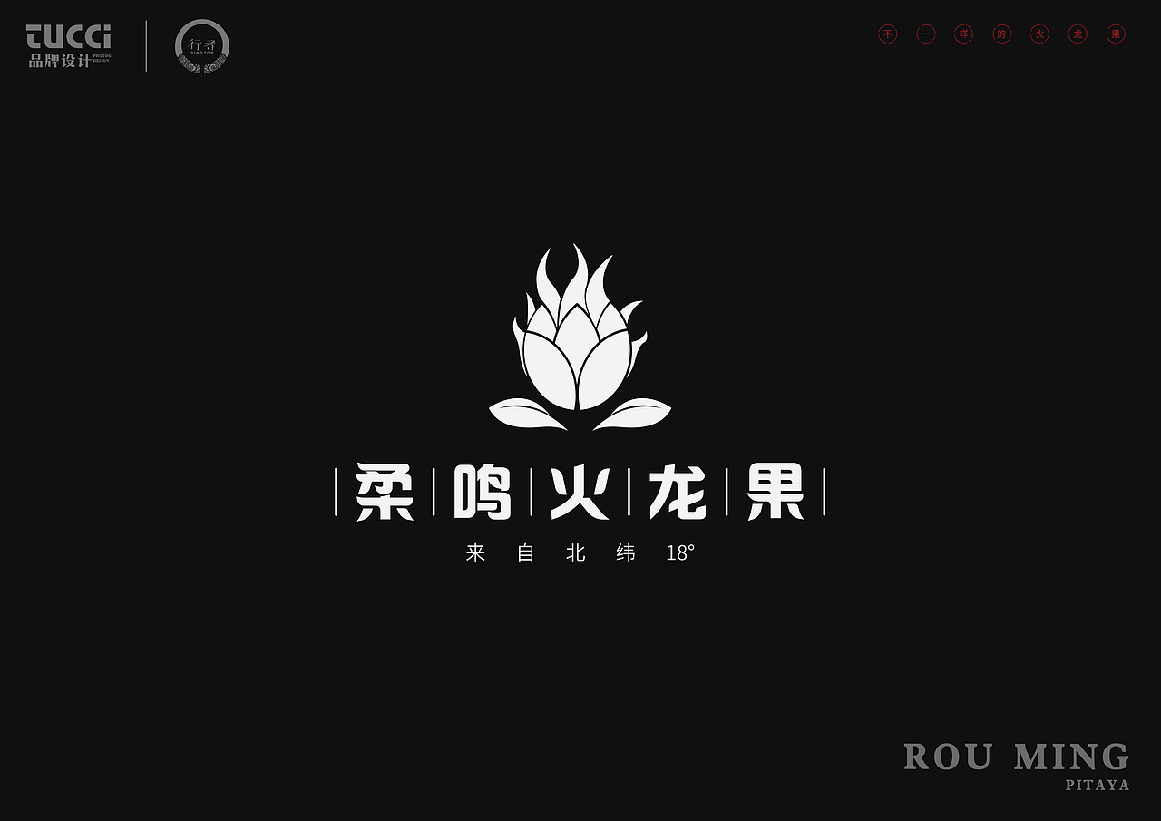 柔鸣火龙果LOGO方案（图ZMTI1NTkwMjIw） - Logo - 站酷设计师黄大海原创素材 - 站酷ZCOOL