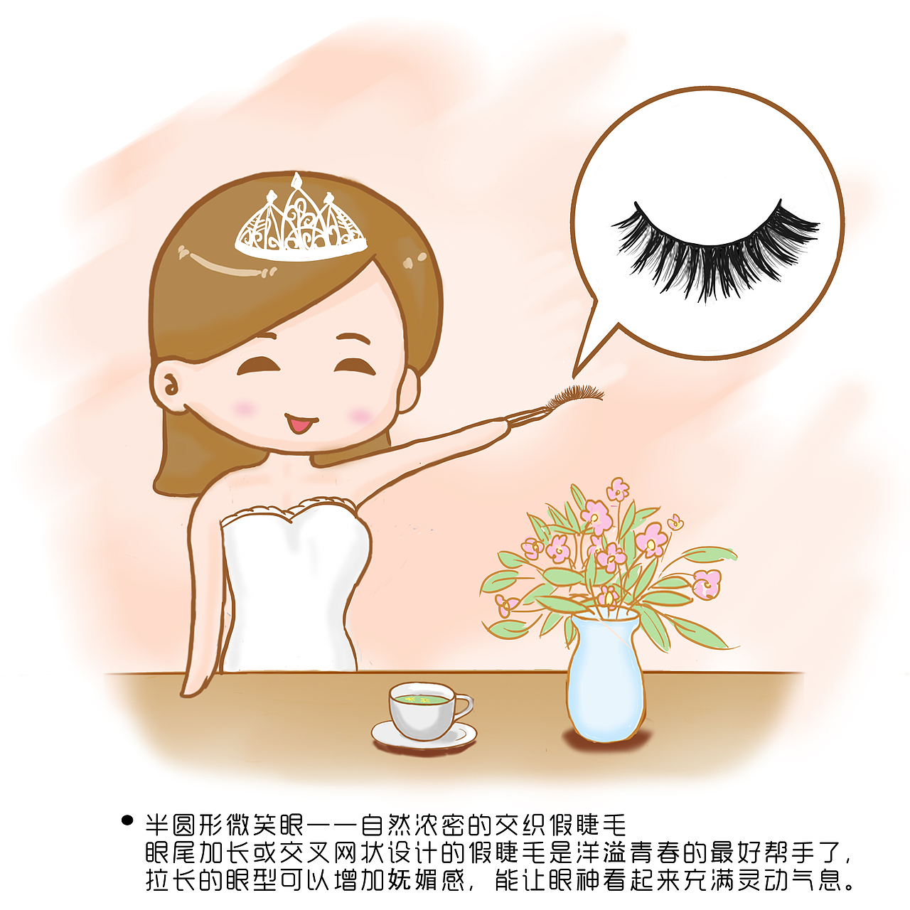 你的眼形适合哪种睫毛