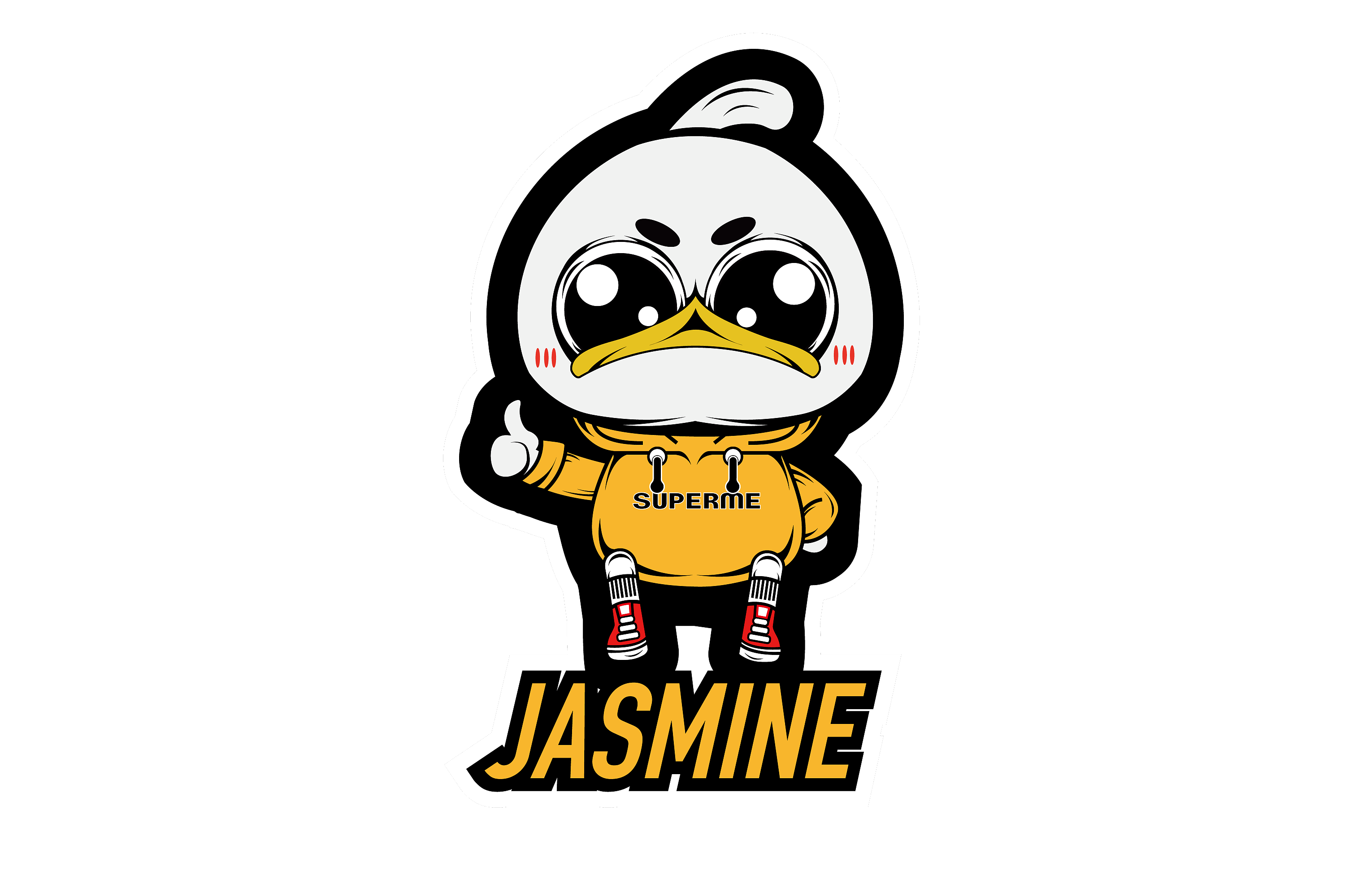 穿卫衣的美男鸭|平面|ip形象|两只废猫 - 原创作品 - 站酷 (zcool)