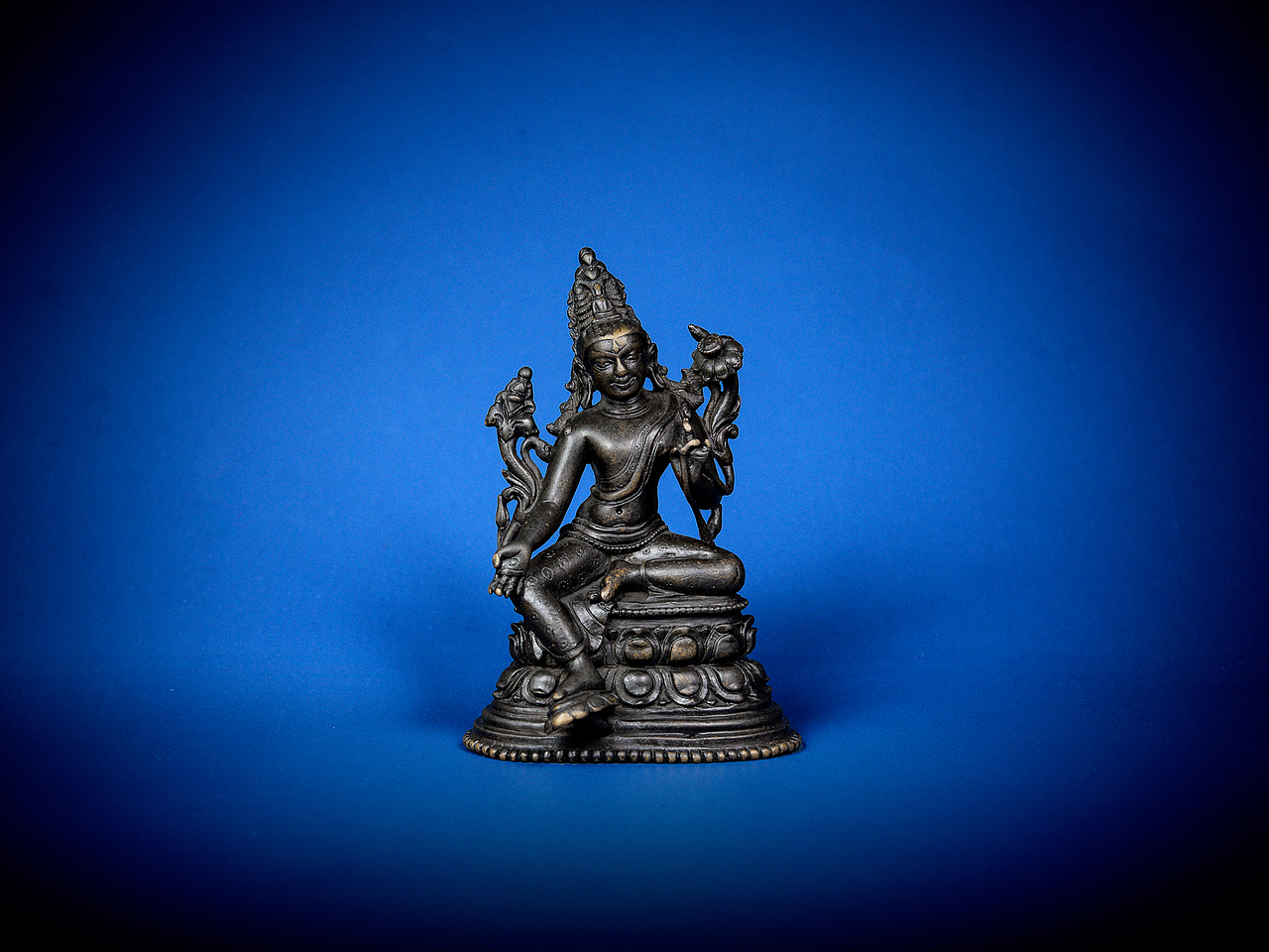 西藏佛像摄影-帕拉时期绿度母