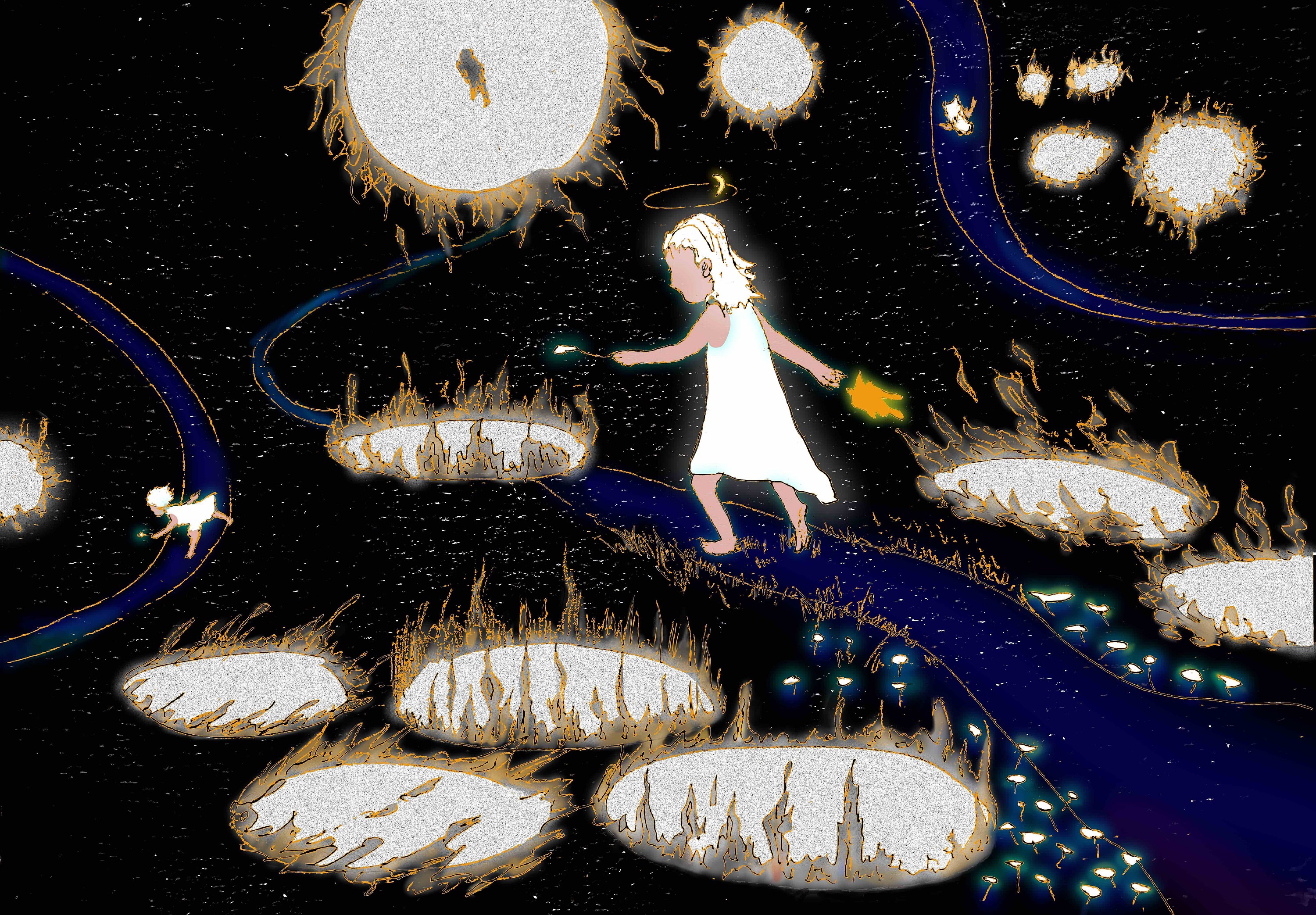 《迷失的孩子》|插画|艺术插画|是奇奇 - 原创作品 - 站酷 (zcool)