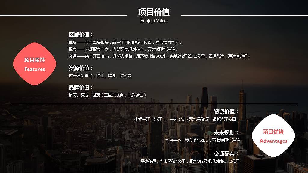 纯干货房地产营销竞标报告PPT模板