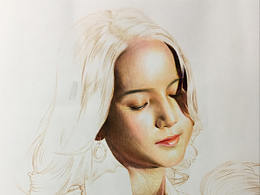 定制彩铅作品.工具：红盒水溶辉柏嘉