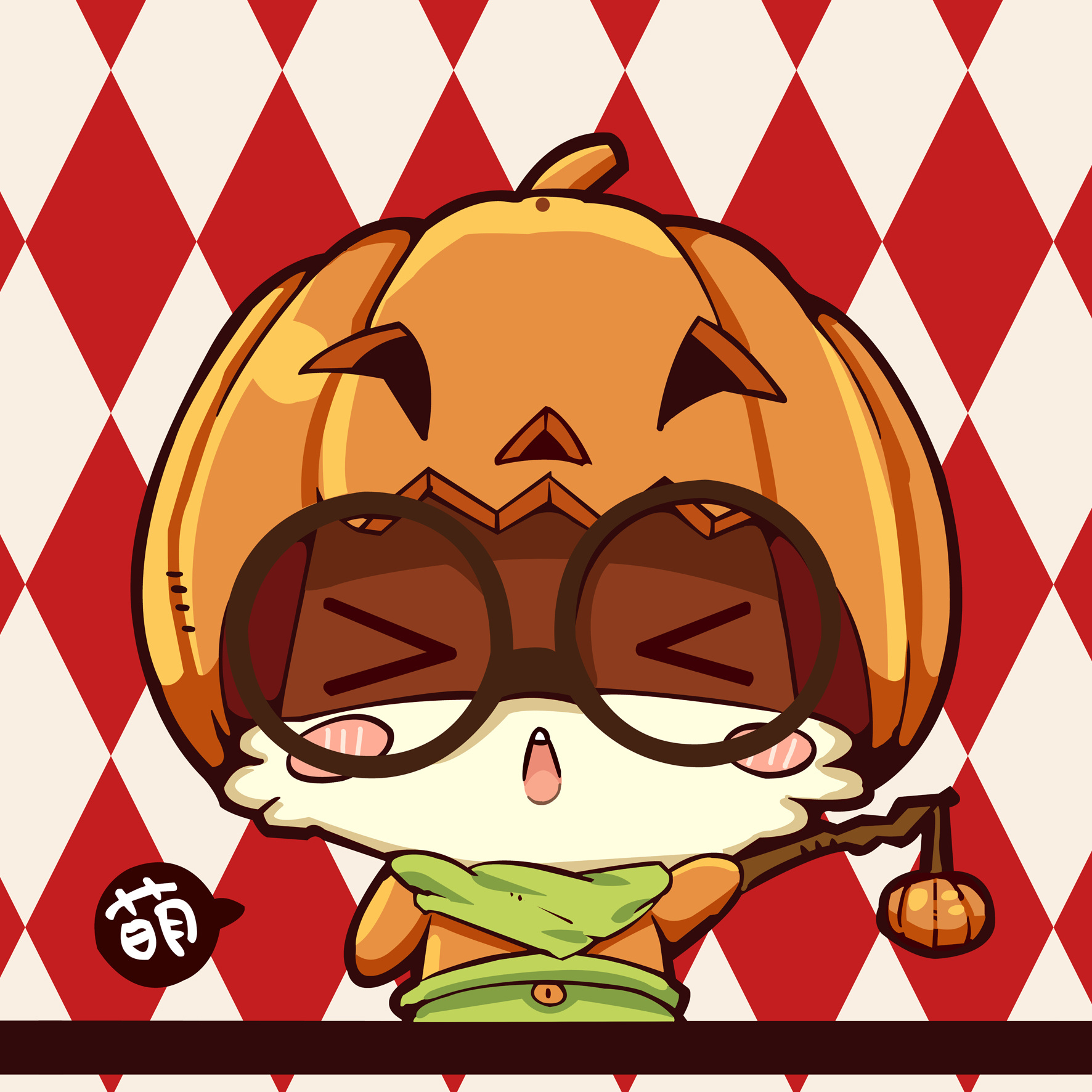 松鼠小贱的各类形象