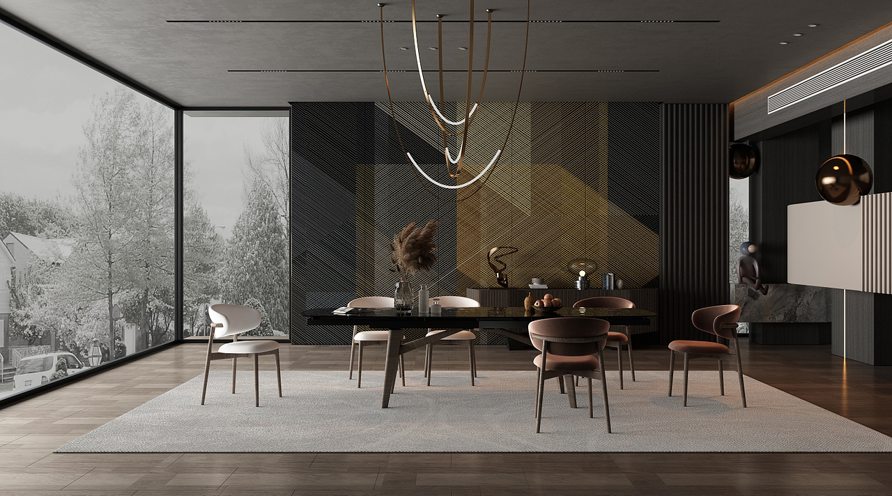 数码墙绘肌理画