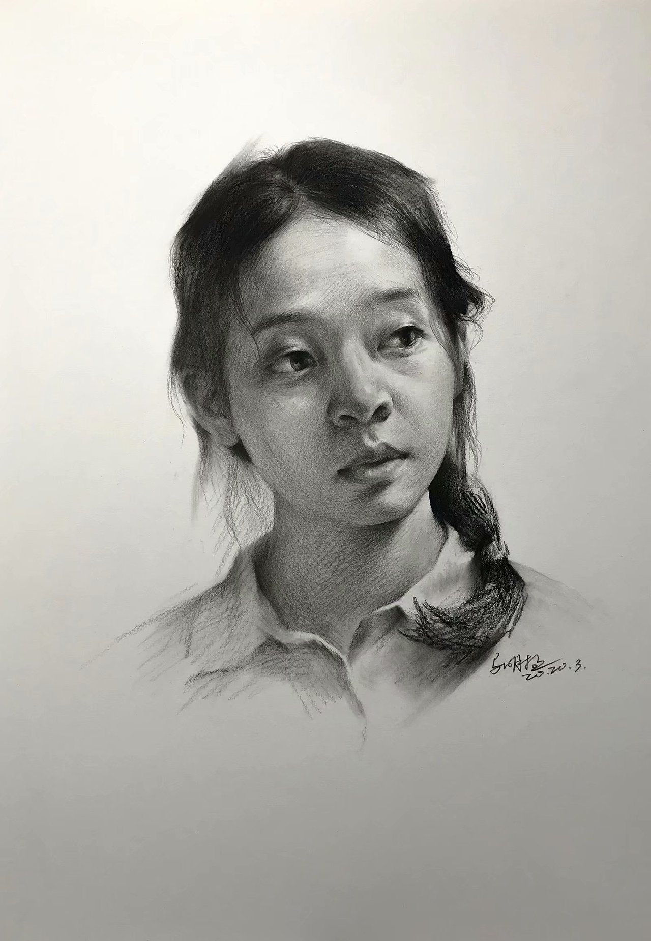 贵阳鲁轩美术马明扬素描作品