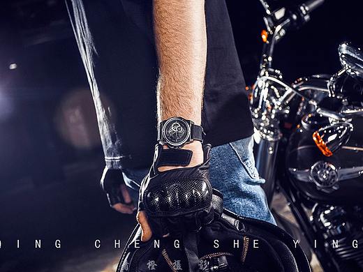 品牌手表模特拍摄-机车风