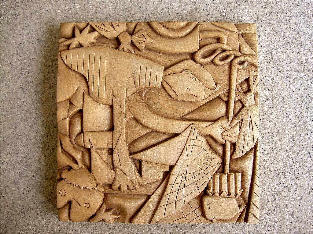 毕加索之切片(浮雕)