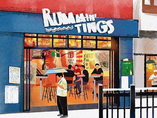 Hong Kong印象（个人主页-ZMjU5MjAxODg=） - 艺术插画 - 站酷设计师小小雪F原创素材 - 站酷ZCOOL