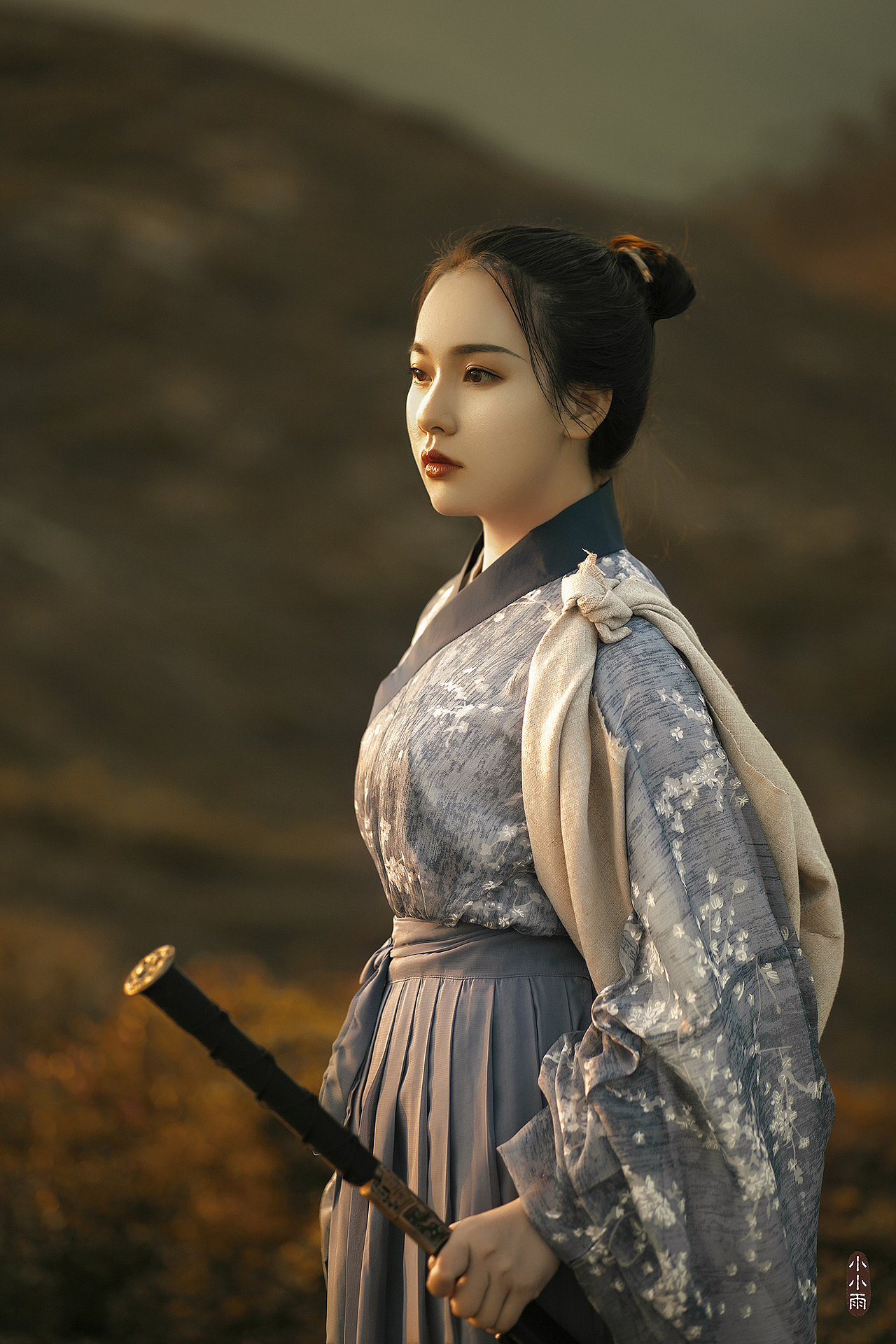 侠客 汉服古风个人写真 复古