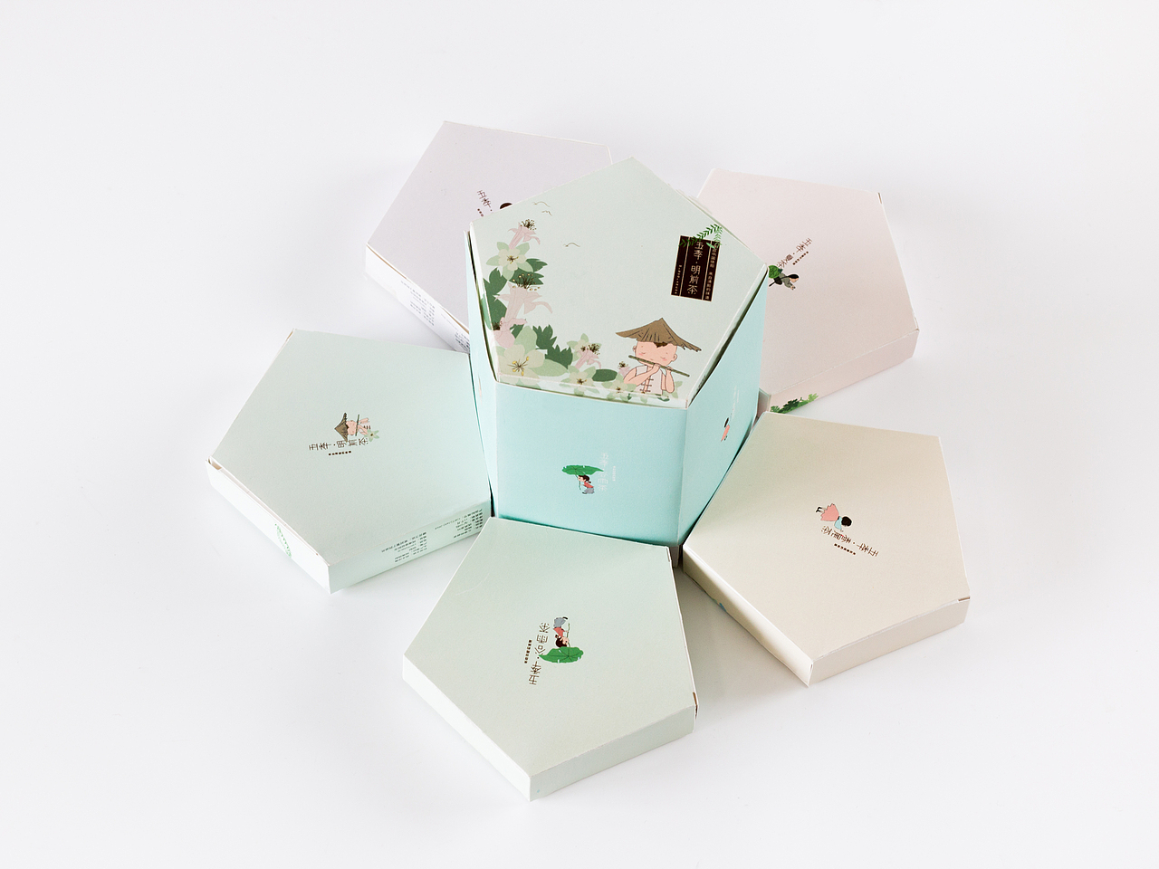 五季茶－信陽毛尖茶葉包裝設(shè)計(jì)（圖ZMTA2NTY0NDA0） - 包裝 - 站酷設(shè)計(jì)師一根豎條紋原創(chuàng)素材 - 站酷ZCOOL