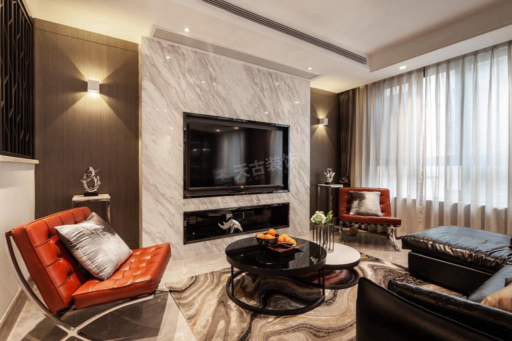 璧山别墅装修|璧山茅莱山居叠拼装修案例|天古