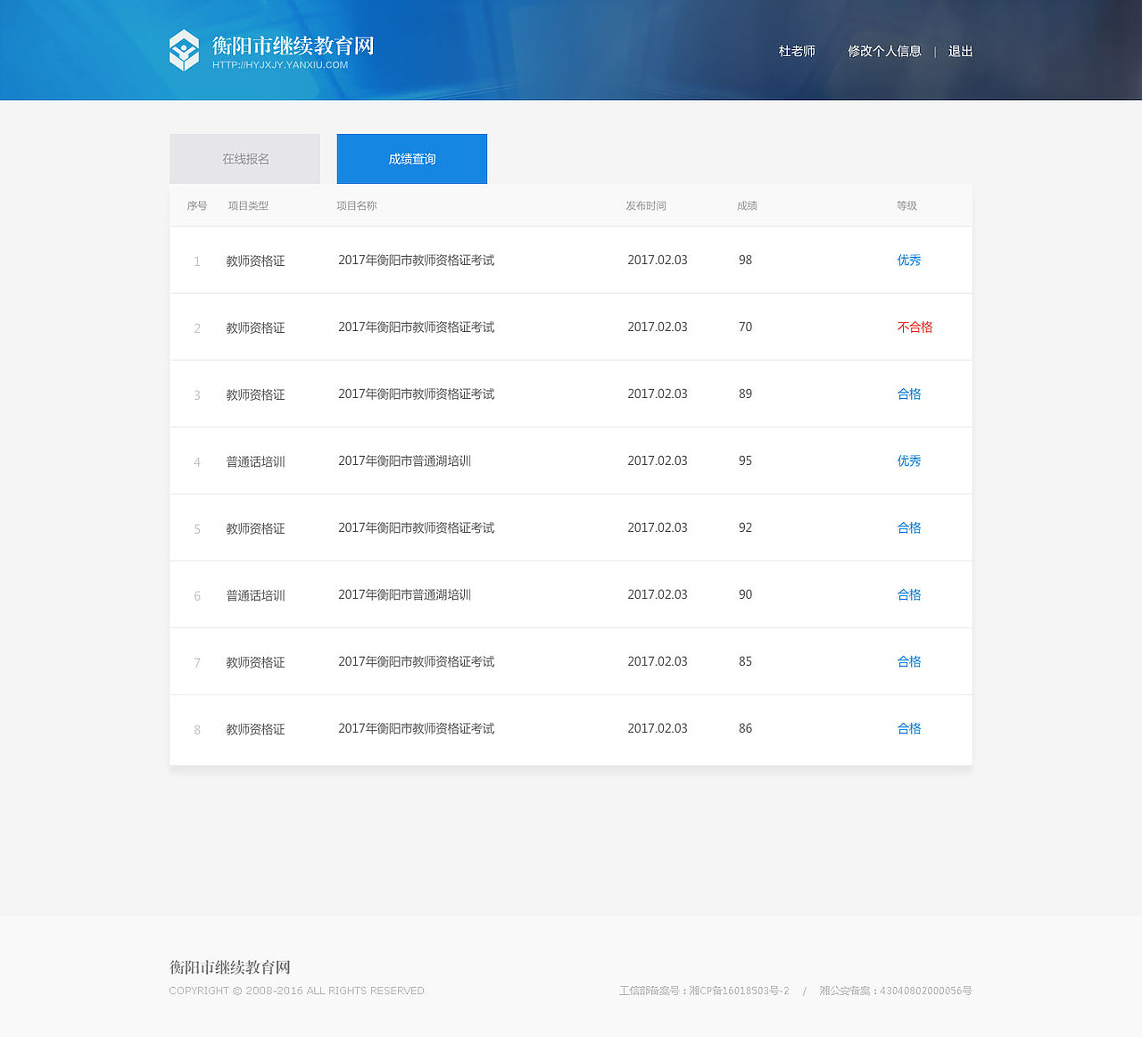 衡阳继教网管理后台及门户入口