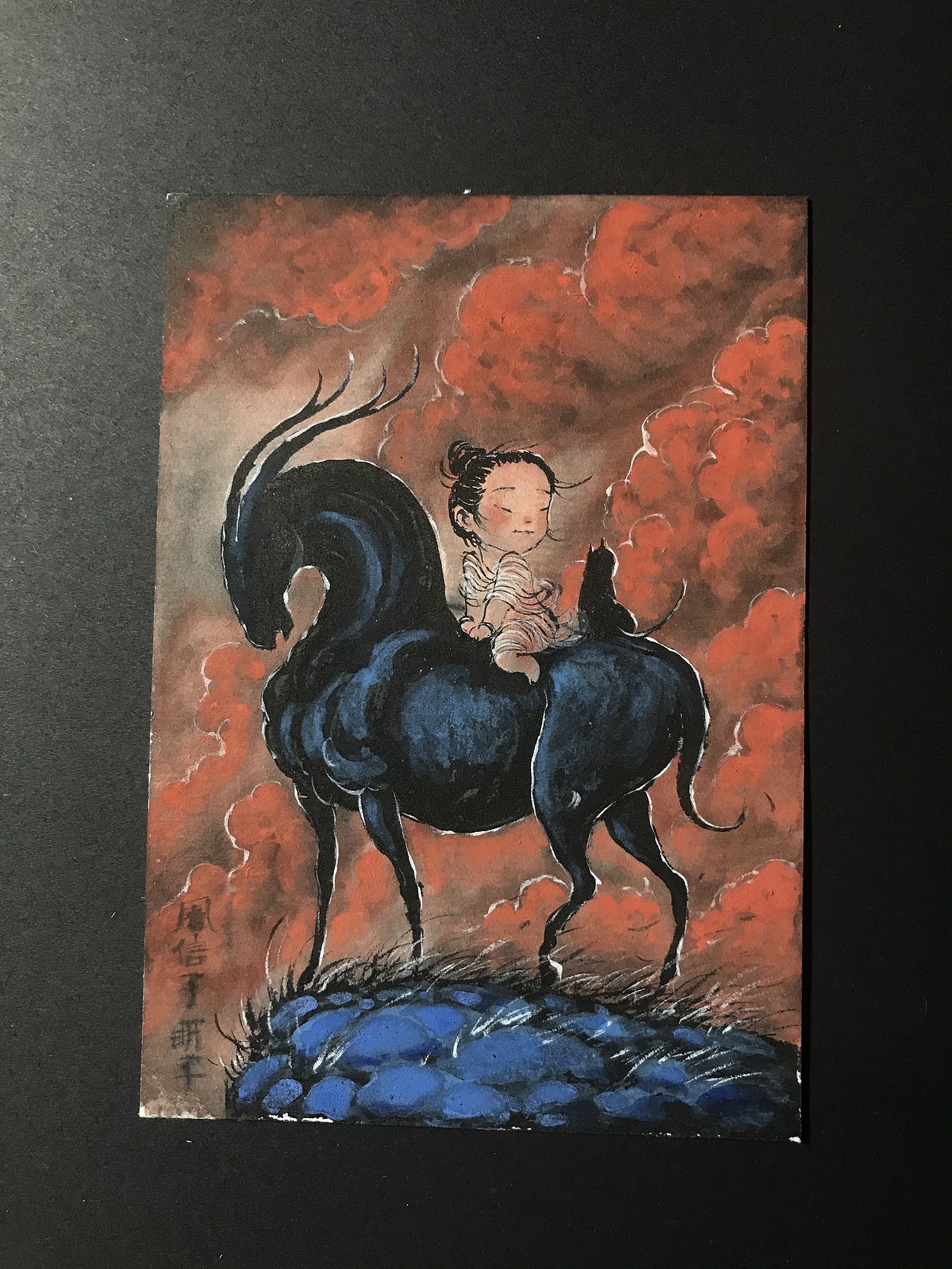 明子的水墨奇幻世界——《风信子系列》1(图ZMjc3NDY2MzY4) - 绘画 - 站酷设计师明子水墨奇幻世界原创素材 - 站酷ZCOOL