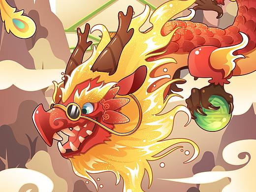 颐和园与神兽|原创插画（个人主页-ZNDIwMDkzOTI=） - 商业插画 - 站酷设计师Iesha千桦原创素材 - 站酷ZCOOL